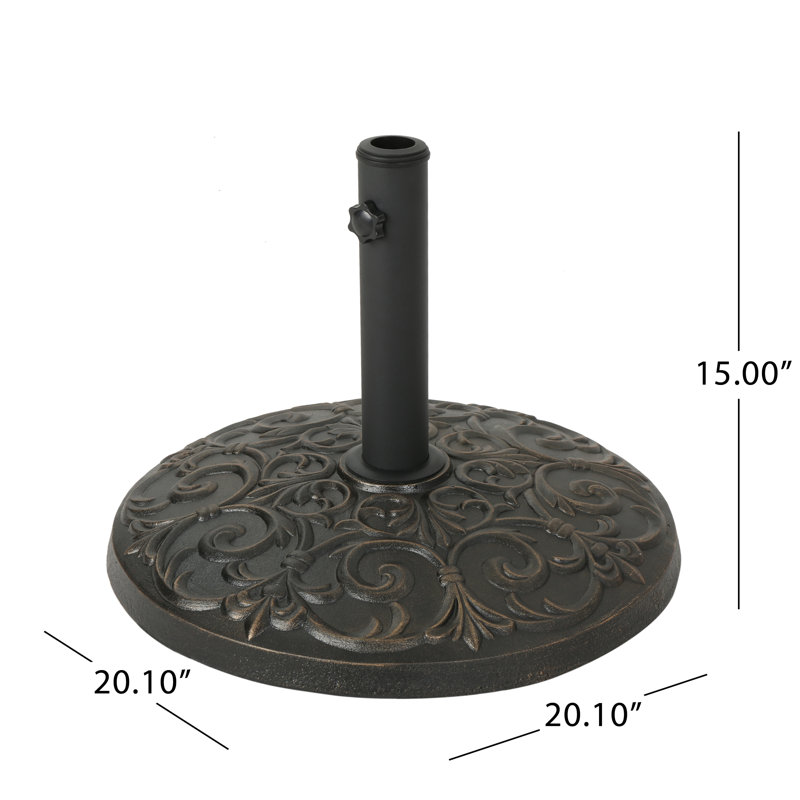 56.53 Lb. Concrete Free Standing Umbrella Base