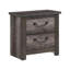 Table de chevet 2 tiroirs Traditional