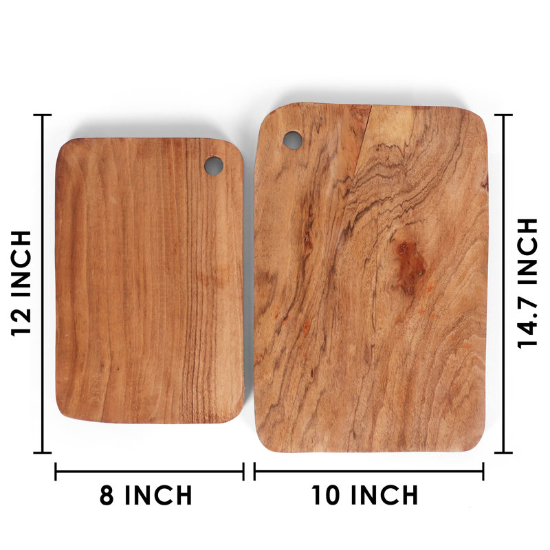 Acacia Wood Cutting Boards Set