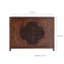 Armoire d'appoint moderne en bois massif