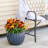 Sharlita Round Black Mist Ceramic Outdoor Planter Pot-1389763958-1389763959