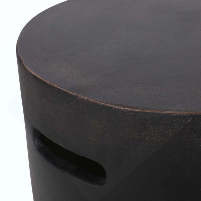 Outdoor Lightweight Concrete Side Table
