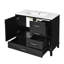 Meuble-lavabo simple 36 po avec comptoir en céramique 36 po-1281991058
