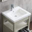 Plateau de meuble-lavabo rectangulaire encastré avec trop-plein 25 po Dowell