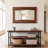 Beames Live Edge 36" Solid Wood Framed Wall Mirror