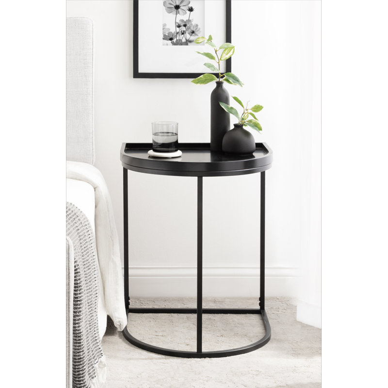 Table de bout Dunnigan, Noir, Noir