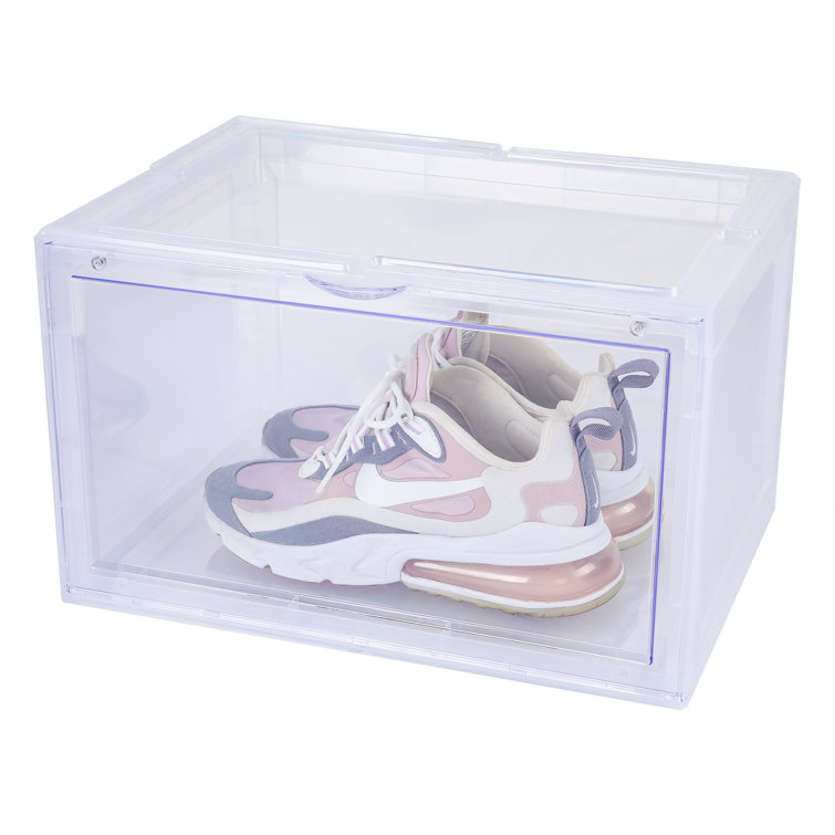 2 Pair Stackable Shoe Storage Box