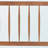 Horizon King Size Spindle Headboard with Rustic Oak Finish, 49.84" H X 82.72" W X 0.63" D-1586871918