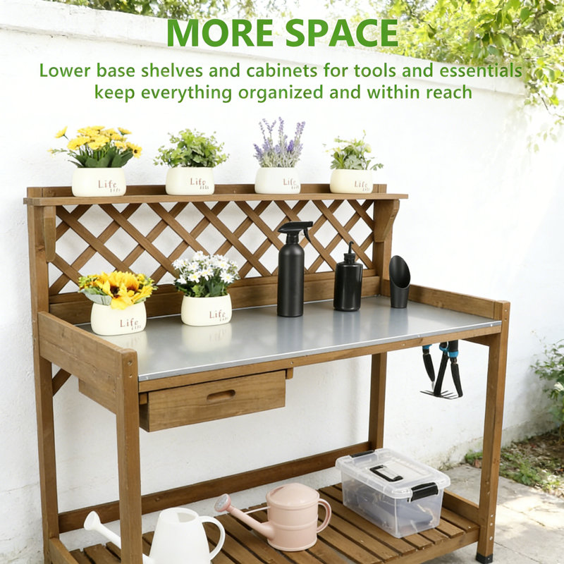 Manufactured Wood Potting Bench
