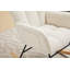 Chaise berçante moderne avec fauteuil à bascule et dossier haut avec pieds en bois massif pour chambre d'enfant-290412161