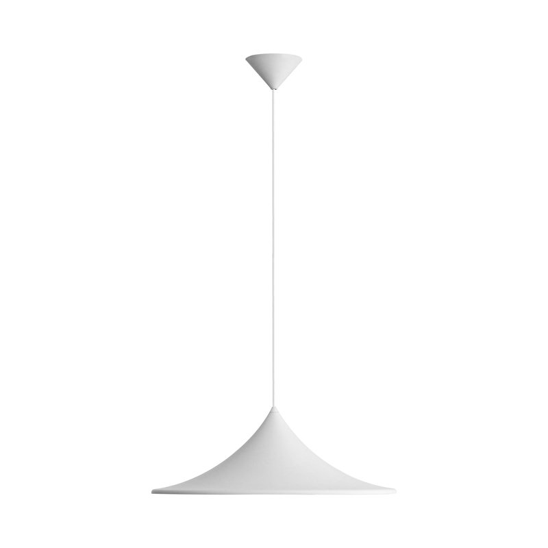 Luminaire suspendu 1 lumière Nottageham en sable, Blanc