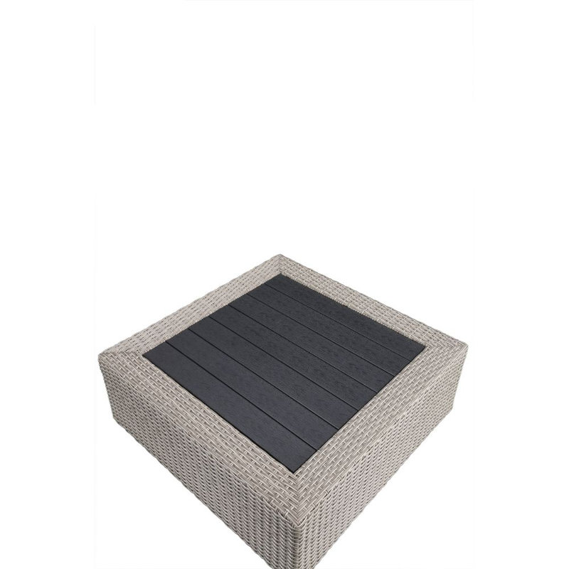 Canapé modulaire PATIO avec 4 coussins et table basse