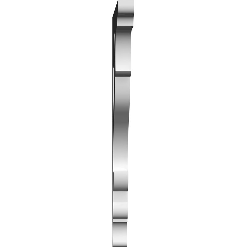 Brontes Architectural Grade PVC Bracket, 10" H x 0.63" W x 6" D
