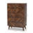 Meisha Manufactured Wood 5 Drawer Dresser in Brown, 47.76'' H X 31.21'' W X 16.01'' D