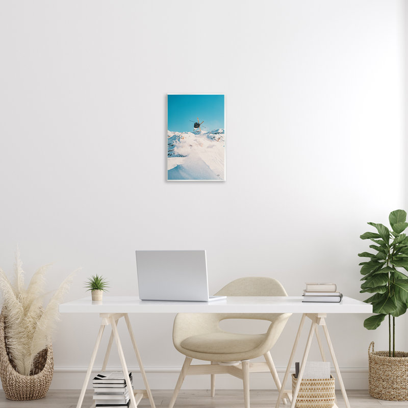 «Snow Day», art mural sur bois par Max Blakesberg Studios, H 15 po x l 10 po