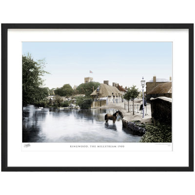 Ringwood, The Millstream 1900 1 Piece Single Picture Frame Wall Art