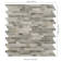 Taos Interlocking Pattern 12.5 in. x 13.25 in. Glass Mosaic Tile