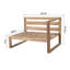 Venice Outdoor Teak One Arm Lounge Chair-1679295874