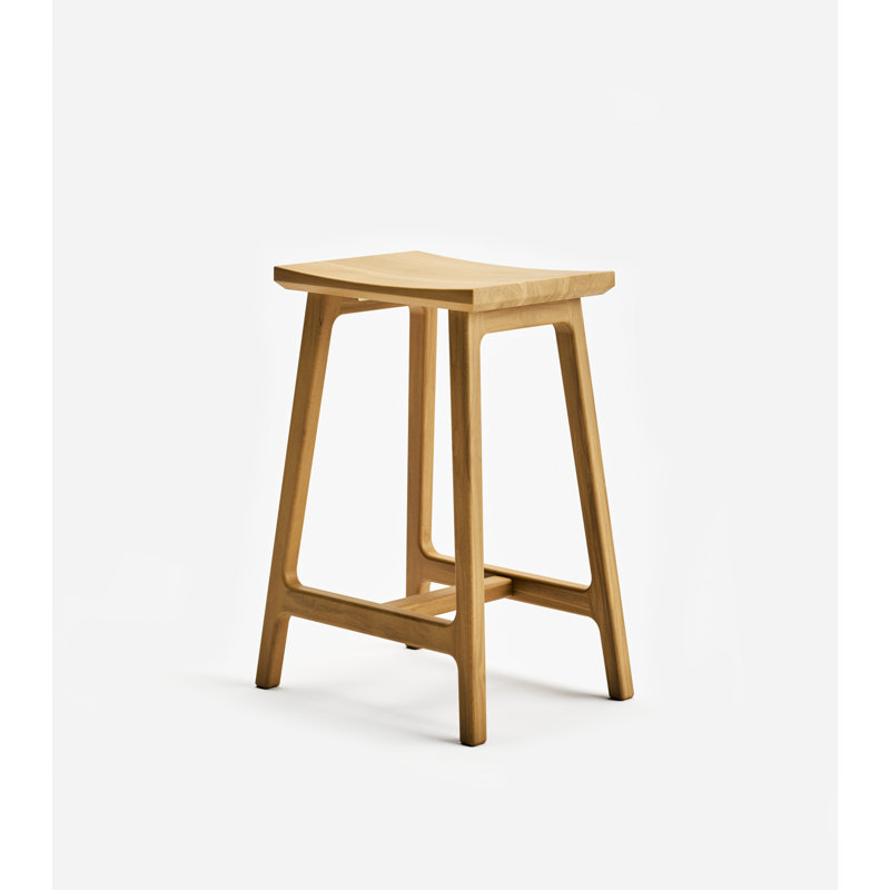 Tabouret Coyotepe, Tabouret de comptoir (siège d'une hauteur de 24 p, Teck