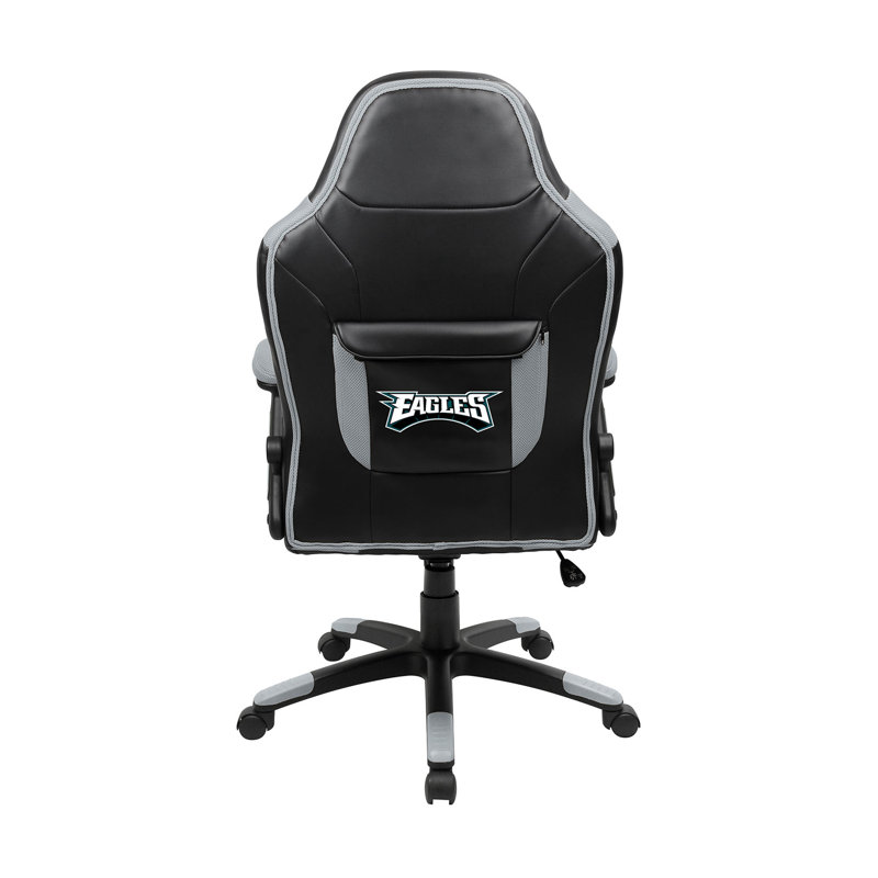 NFL Oversized Gaming Chair, Black/Gray and Philadelphia Eaglesand
