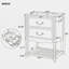Ensemble de meuble-lavabo rétro 24 po avec lavabo en céramique, deux tiroirs à fermeture en douceur et tablette ouverte
