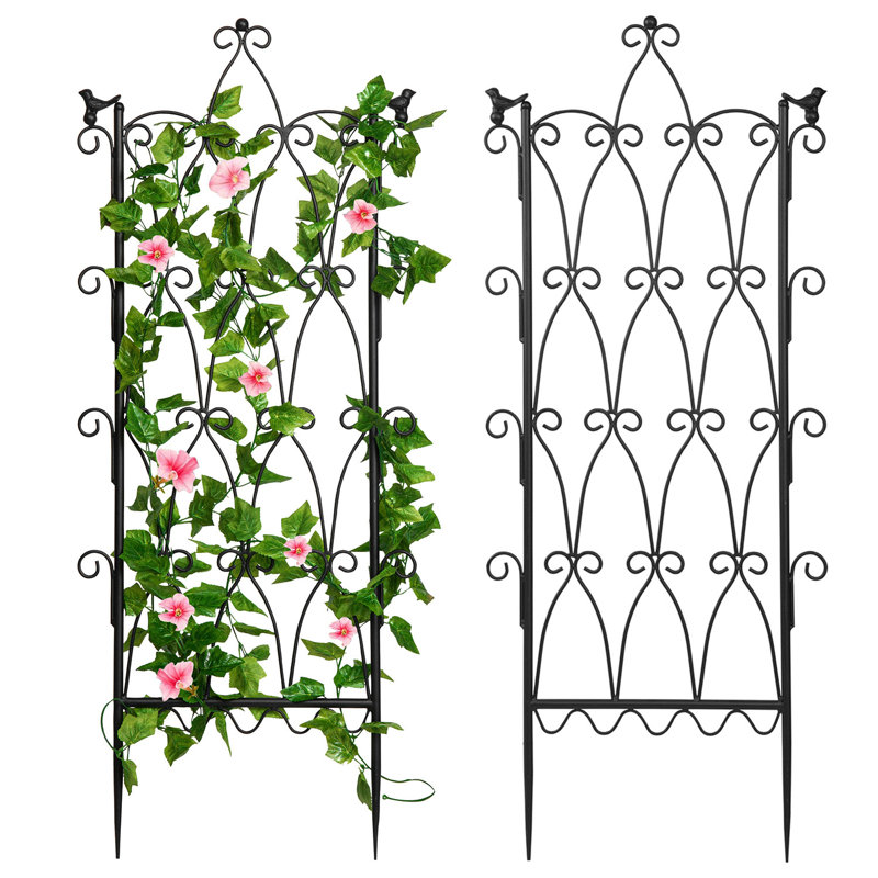 Treillis de jardin extérieur en métal Ganae