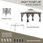 Pavillon de jardin en acier-98163112
