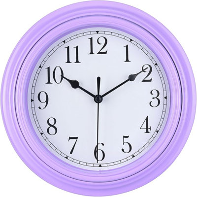 Horloge murale silencieuse 9 po