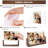 4X6 Wood Photo Picture Frame 2 Pack - Rustic Wooden Picture Frame With Walnut Wood Base And High Definition Break Free Acrylic Covers (Horizontal + Vertical)