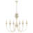Schiff 6 - Light Steel Dimmable Empire Chandelier-430802382