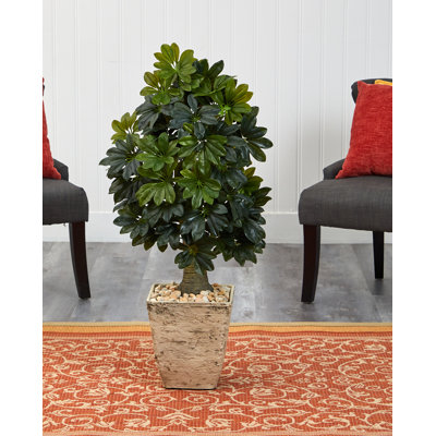 42'' Faux Schefflera Tree in Planter