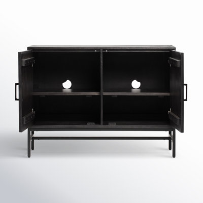 Soleil Mango Wood Accent Cabinet