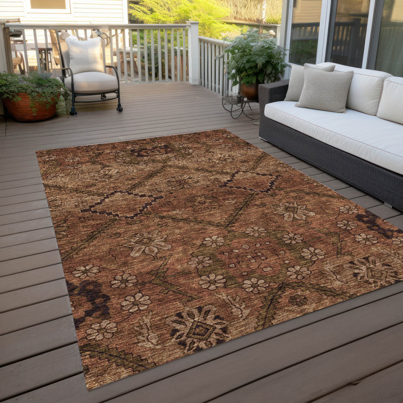  Tapis d'entrée antidérapant Malchow, Rectangle 10 pi x 14 pi