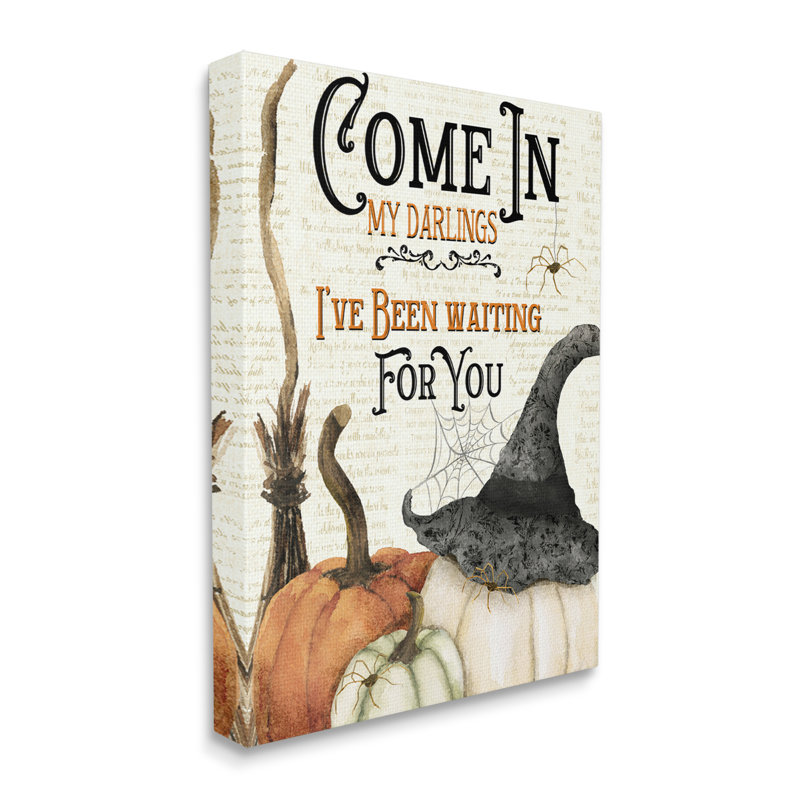 «Come In Spooky Halloween on Canvas» par Deane Beesley, impression, H 48 po x l 36 po x P 1,5 po