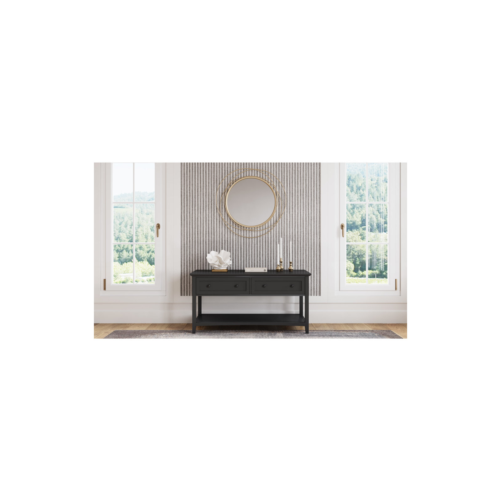 Renee Console Table, Black