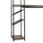 Quintavia Modern Metal Bar Table with Bottle and Stemware Storage-917573661