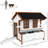 47" Rabbit - Suitable For Various Backyard Settings Chicken Coop With Robust Structure And Nesting Box Poultry