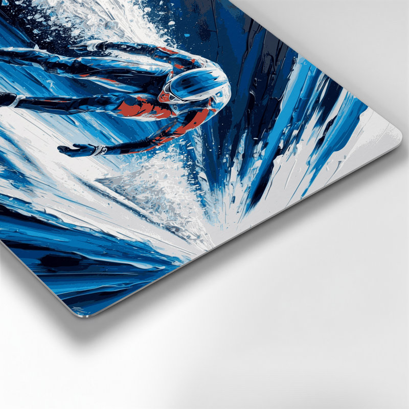 Art mural gris en métal Sports, H 16 po x l 20 po