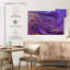 Mauve abstrait - reproduction sur toile tendue-536674285