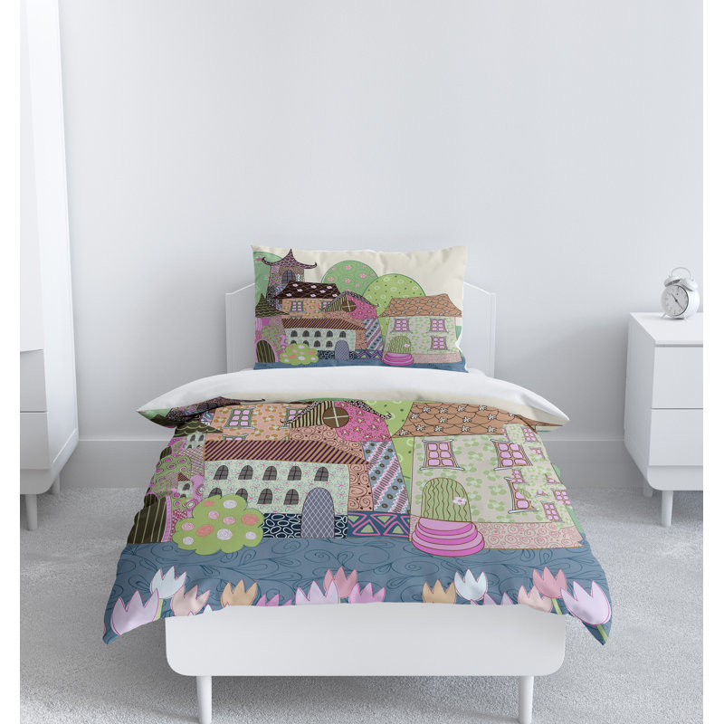 Abstract Duvet Cover, King Duvet Cover + 2 King Shams