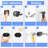 16-Pack Adhesive Hat Hooks,No-Drill Hat Organizer