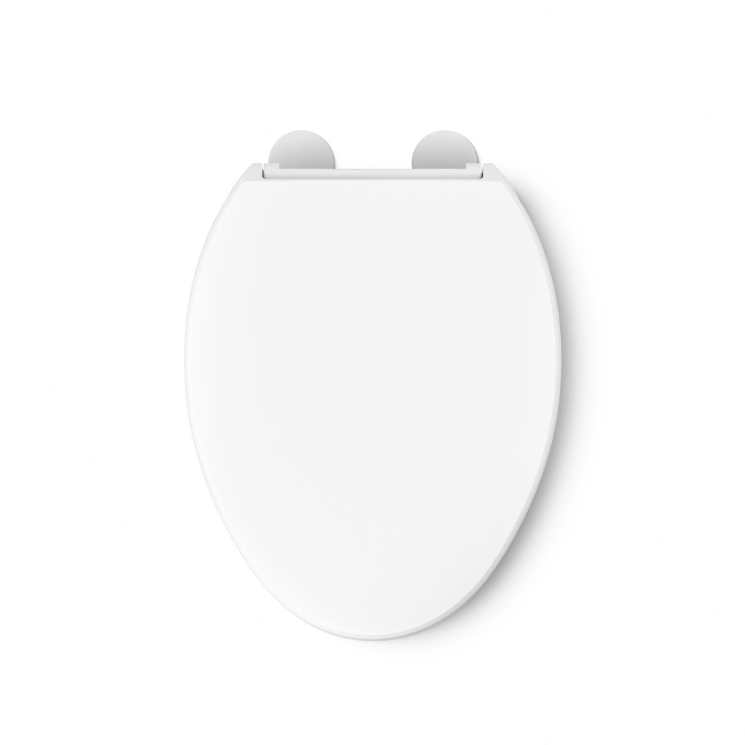 Hyten Elevated Toilet Seat with Quiet-Close Lid and Seat and Grip-Tight Bumpers Kohler