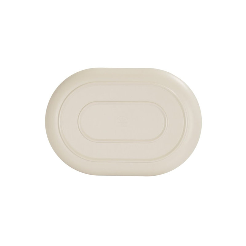 Plateau en mélamine Cal-Mil Oslo, H 1,13 po x l 9 po x P 13 po, Ivoire ivoire