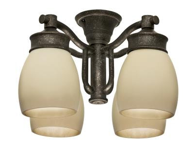 Ensemble de quatre lumières pour ventilateur