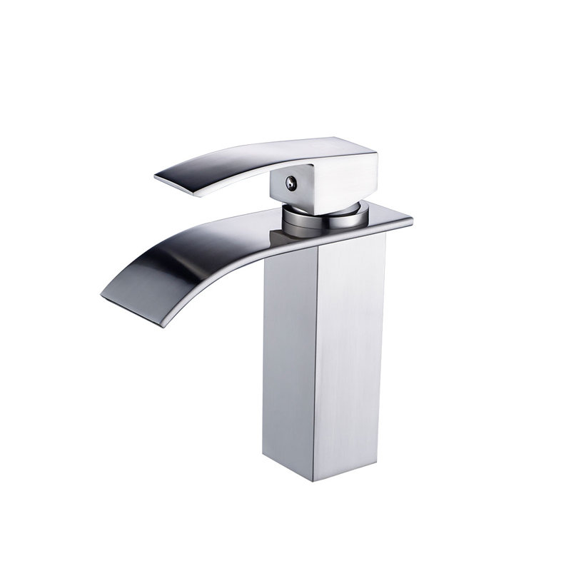 Single-Hole Single-handle Bathroom Faucet, Brushed Nickel
