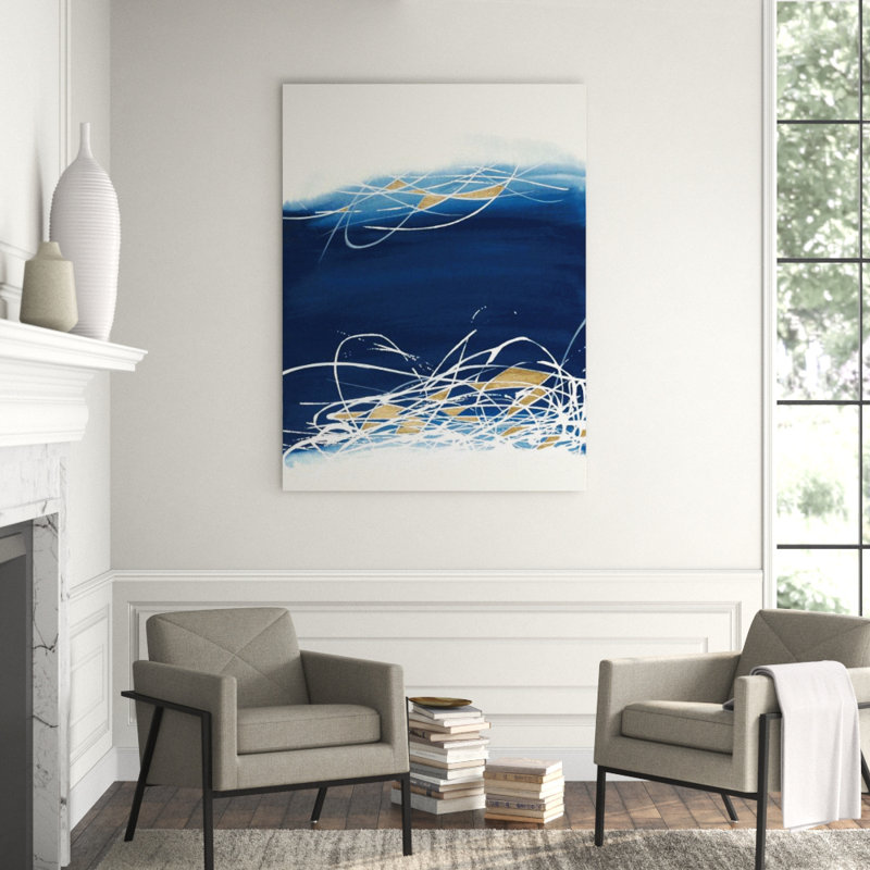 Deep Lake III Print by Janice Sadler, Glass Coat, 32" H x 24" W x 1.5" D