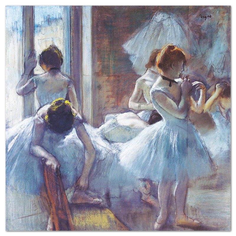 Ballerine by Edgar Degas - Square Print, 70cm H x 70cm W