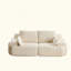 Canapé moderne en mousse à mémoire de forme compressée, grands canapés modulaires à 2 places pour le salon, canapé modulaire Cloud pour animaux de compagnie, tissu en velours côtelé, causeuse très profonde, aucun assemblage requis-2079711772