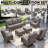 Wyland Industrial Style Outdoor Wicker Swivel Glider Chairs Set Of 2-1550723112