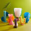 Vase de table Mustique